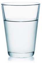 Glass of water