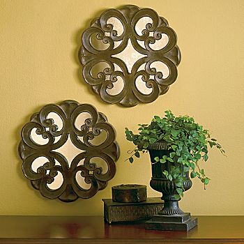 Medallion mirrors