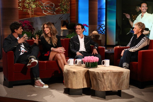 Jennifer Lopez and Marc Anthony on Ellen