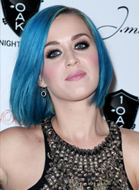Katy Perry -- Blue hair bob
