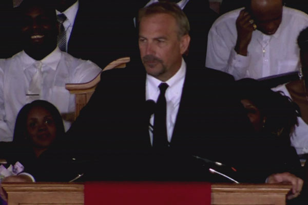 Kevin Costner Pays Tribute to Whitney Houston