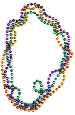 Mardi Gras beads