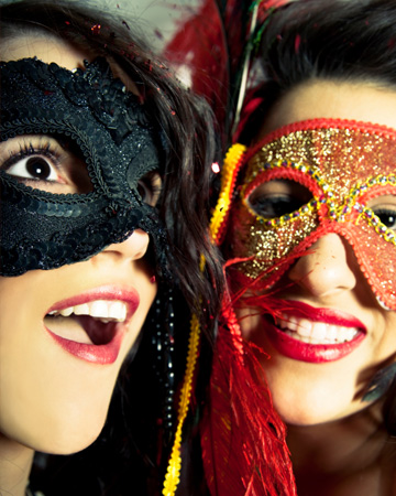Mardi Gras girls