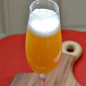 A Moneyball beermosa