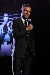 David Beckham Muhammad Ali birthday