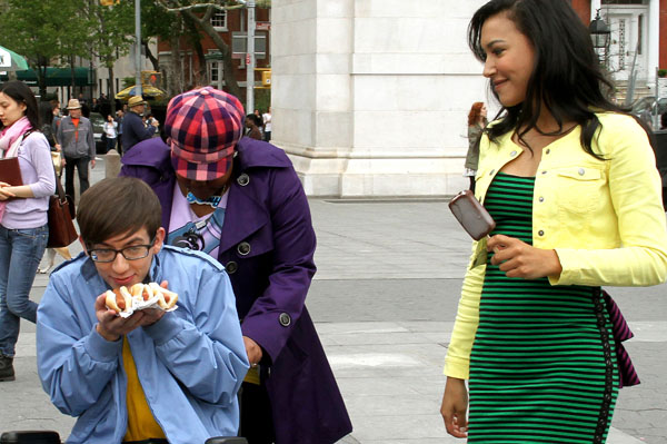 Naya Rivera and Kevin McHale speak out against Rick Santorum