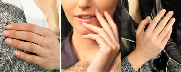 Fashion Week beauty trends -- Nude nails