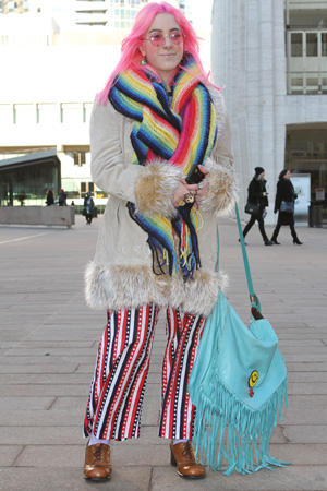 Be happy fashion style at New York Fashion Week