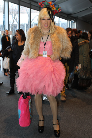 Pretty in pink at New York Fashion Week