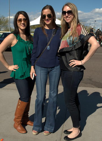 Out on the Town -- Charisse, Molly and Julia
