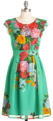 Floral frock -- floral dress by Modcloth