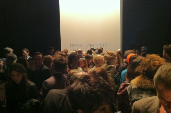 Rebecca Minkoff after show
