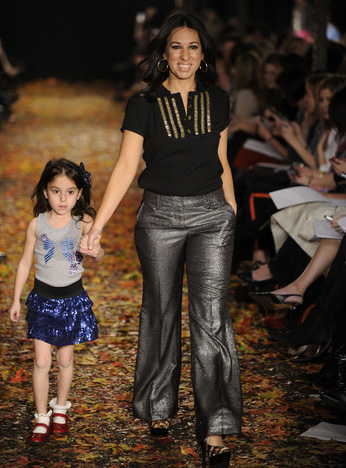 Melissa Gernstein (with her daughter), co-owner of 