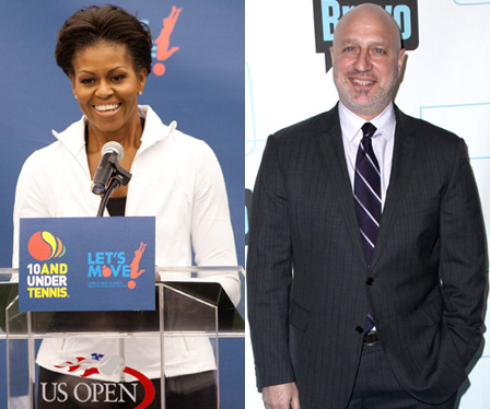 Top Chef Head Judge Tom Colicchio and Michelle Obama
