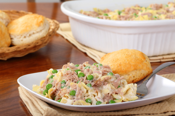Tuna noodle casserole