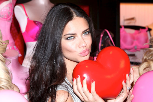 Adriana Lima talks Valentine's Day