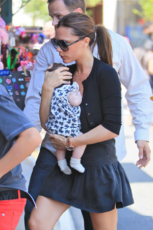 Victoria Beckham and Harper