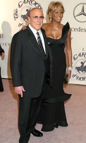 Clive Davis and Whitney Houston