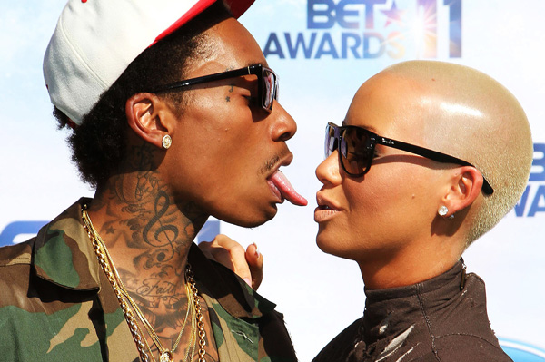 Amber Rose and Wiz Kalifa