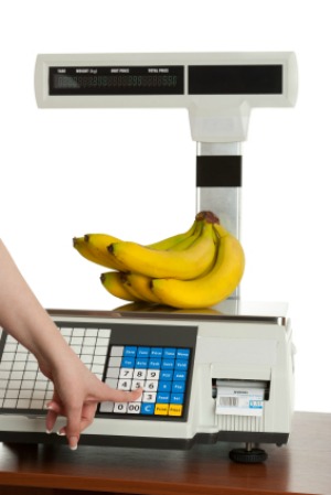 Bananas at market