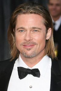 Brad Pitt -- long hair