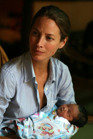 Christy Turlington Burns launches new Facebook Timeline