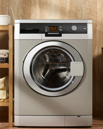 Clutter free laundry room