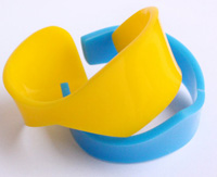 Color block bracelet