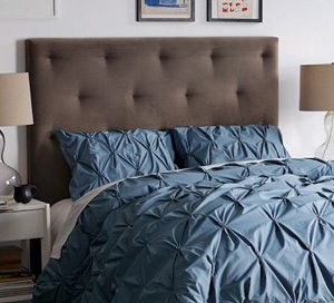 Diamond tufted headboard