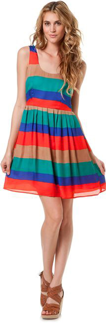 striped BB Dakota dress