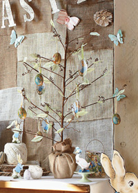 Easter tree centerpiece