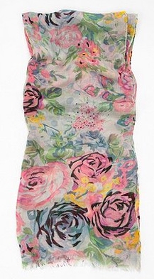 Floral scarf