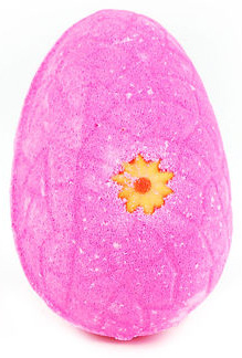 Fluffy egg bath bomb