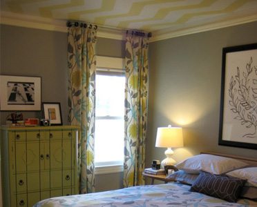 Green bedroom by Shannon Kaye