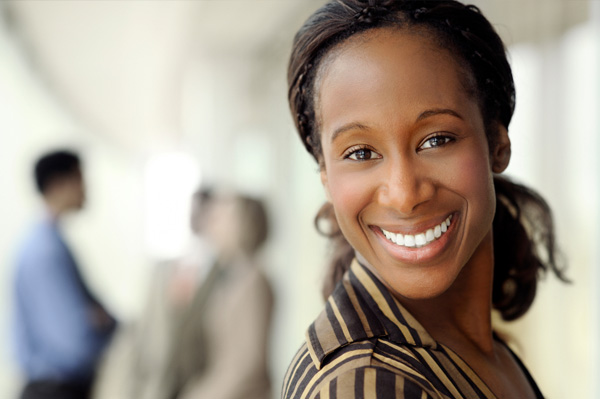 Happy woman