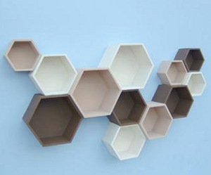Honeycomb shelves