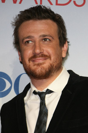 Jason Segel showing off his package for The Five-Year Engagement