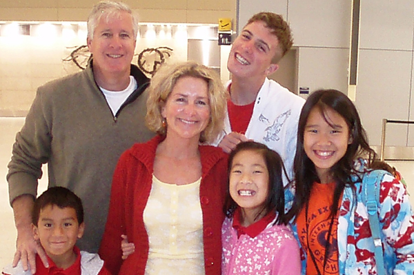 Judy Miller and family