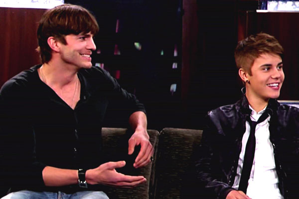 Ashton Kutcher and Justin Bieber talk real estate
