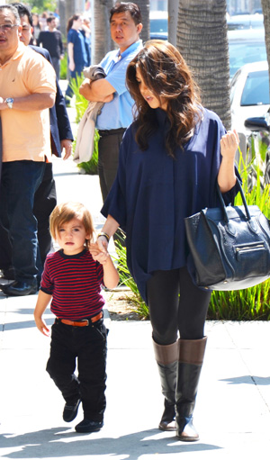 Kourtney Kardashian and Mason