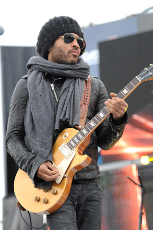 Lenny Kravitz on Cinna's fashion