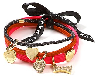 Marc Jacobs heart charm ponytail holder