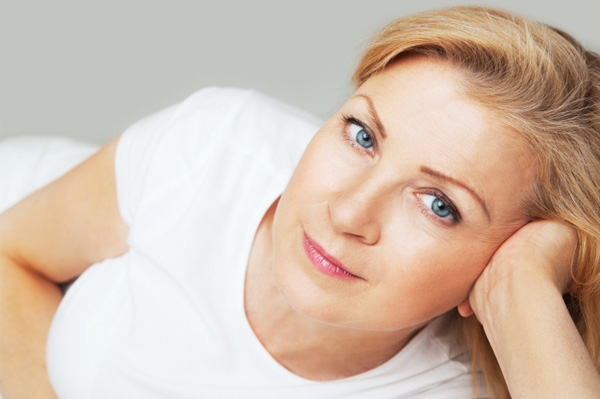 mature woman being healthy