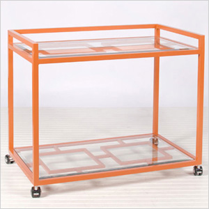 Hampton bar cart, poshliving.com, $770