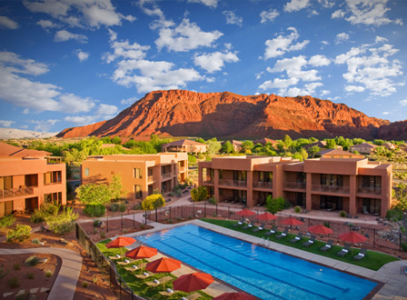Red Rock aerial view