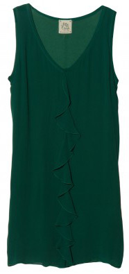 Ruffle front dress