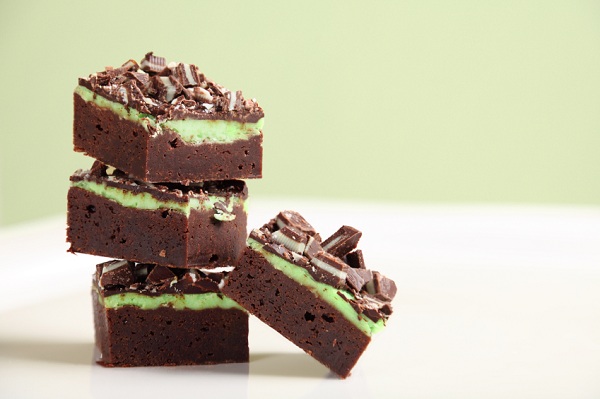St. Patrick's Day Brownies