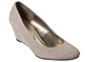 Suede wedges
