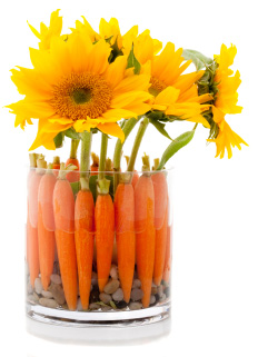 Carrot centerpieces