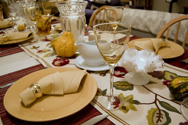 Decorated table